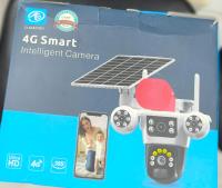 O-KAM-3925 4G SOLAR 3MP+3MP  Dual Lens  PTZ Camera OKAM  solar güneş panelli